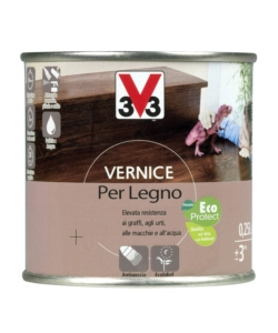 Vernice per legno effetto satinato, incolore - 0,25 litri